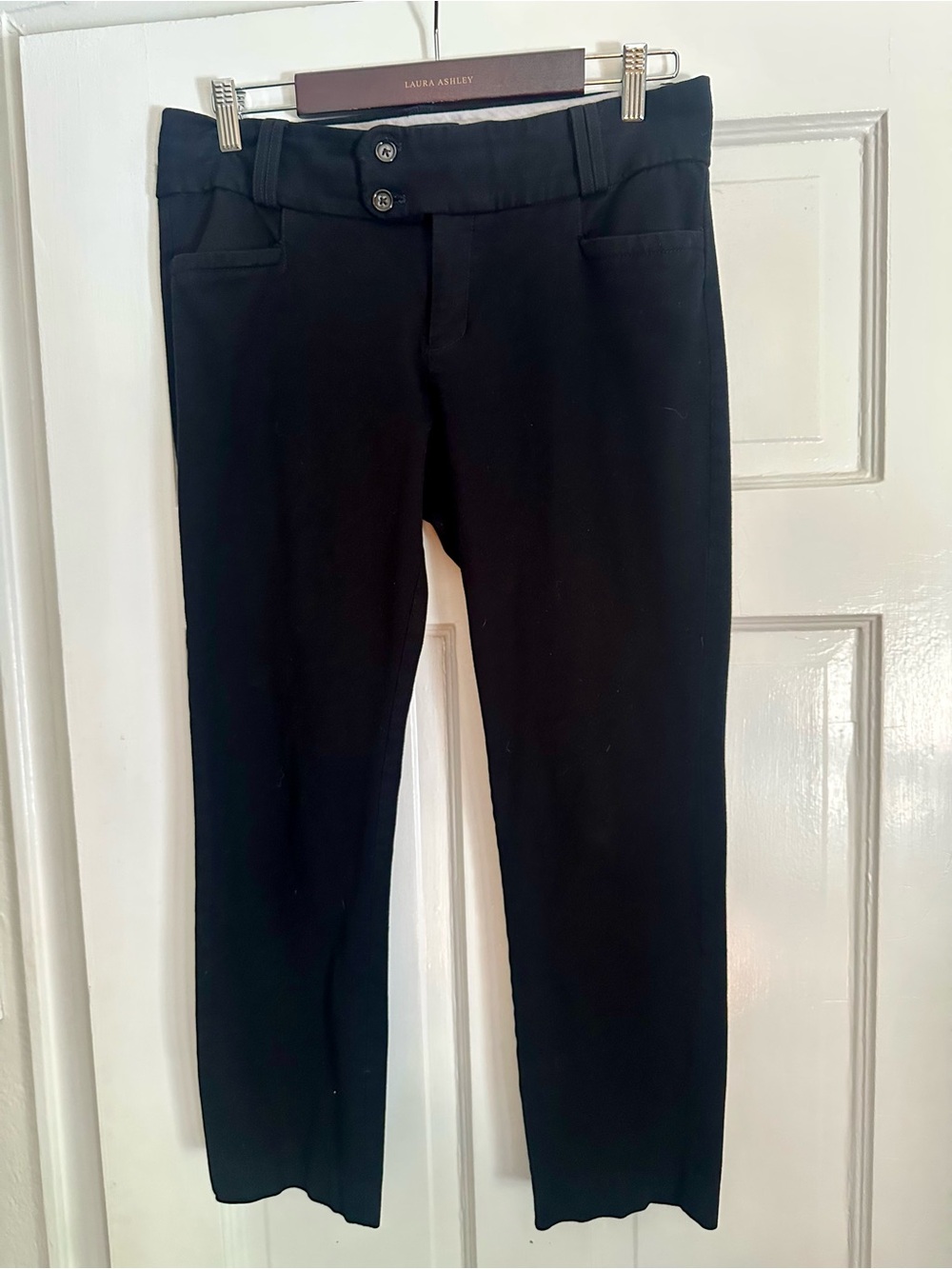 Banana Republic Stretchy Capri Black Pants